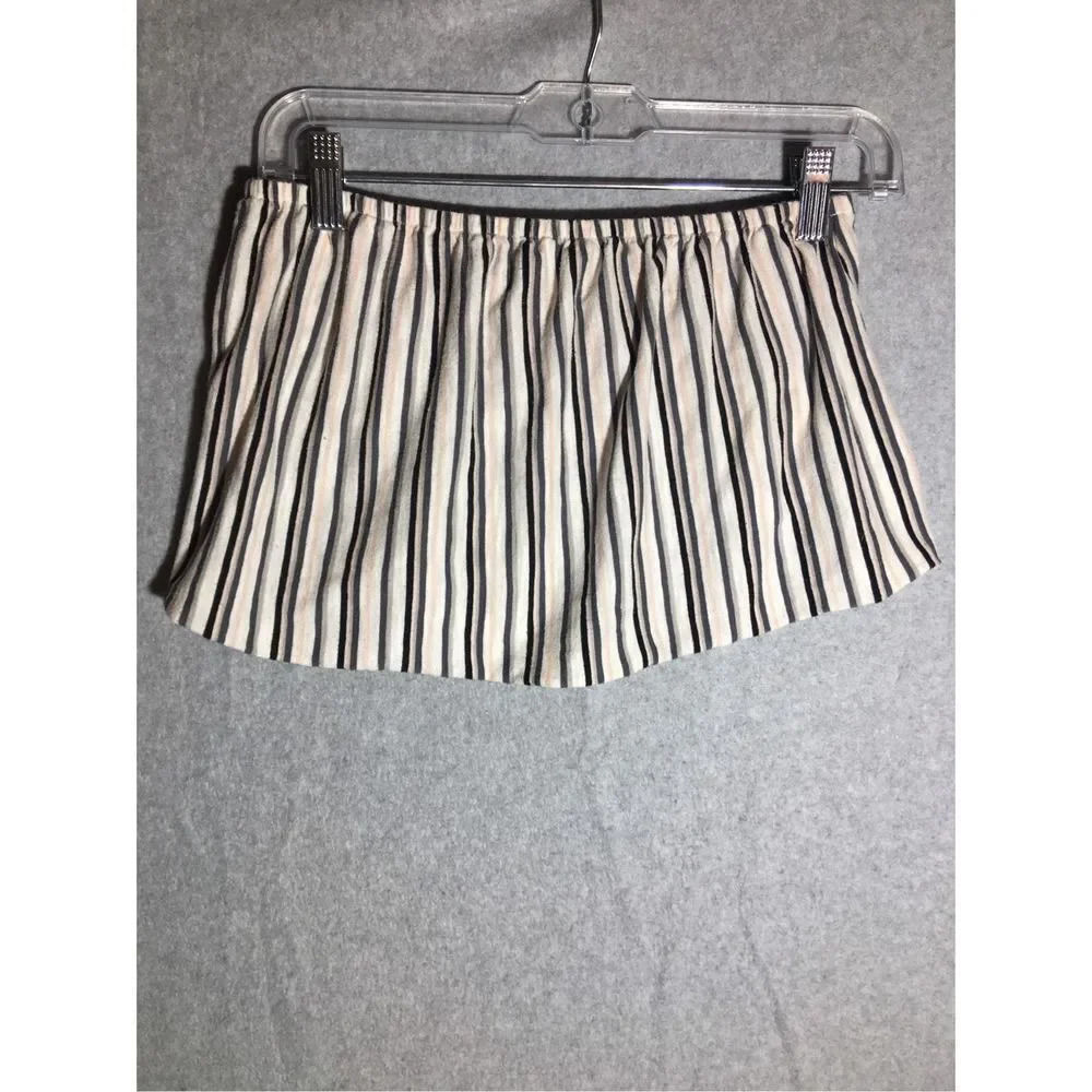 Womens American Eagle Tube Top Flowy Lined Stripes Boho Beachy Casual Summer